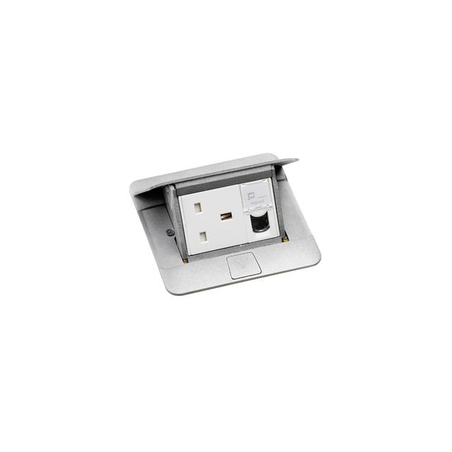 Minipuszka Pop-Up Do Wyposażenia 3 Moduły Aluminium 054010 LEGRAND