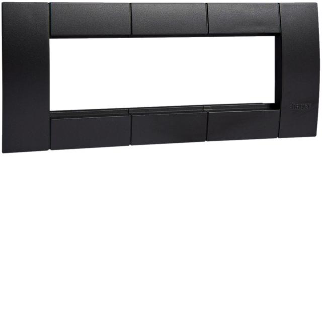 tehalit.WA Ramka montażowa potrójna 45x45mm czarna GT4539011 HAGER
