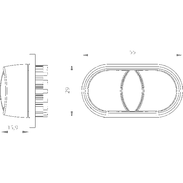 PRZYCISK STEROWN. SP-22-2KLZ/C-22