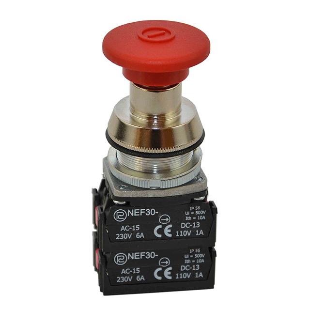 Przycisk NEF30-DR4Y/W3 czerwony W0-NEF30-DR 4Y/W3 C PROMET