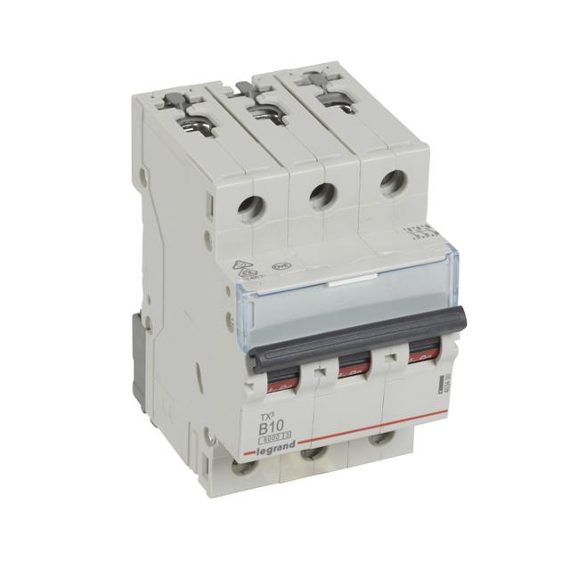 WYŁĄCZNIK NADPRĄDOWY S 303 3P B 10A 6000A SERII TX3, Legrand