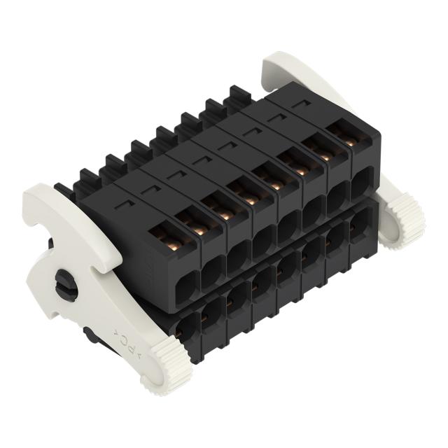 Gniazdo MCS‑MINI Classic 16‑biegunowe czarne raster 3,5mm 713‑1108/037‑000 /25szt./ WAGO