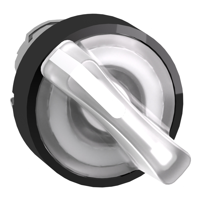 Harmony XB4 Przełącznik 2 położeniowy fi22 biały stabilny LED metalowy okrągły ZB4BK12137 Schneider