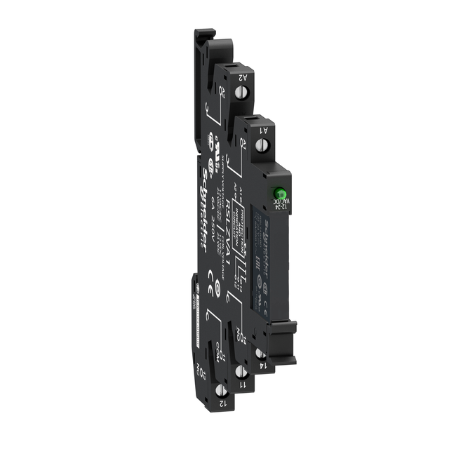 Zelio Relay Przekaźnik interfejsowy LED 1C/O 6A 24V AC/DC RSL1PVBU Schneider