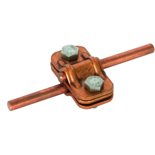 Zacisk probierczy z przekładką, drut 8-10/8-10 mm, Cu