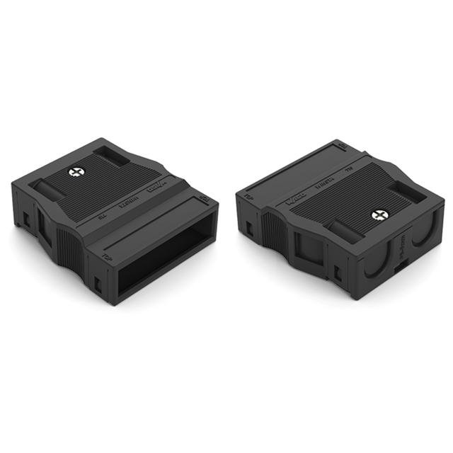 obudowa odciążająca przewody 4-torowa czarna