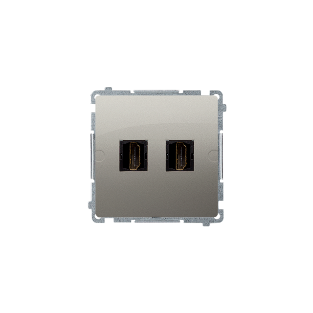 Simon Basic Gniazdo HDMI podwójne satynowy BMGHDMI2.01/29 KONTAKT