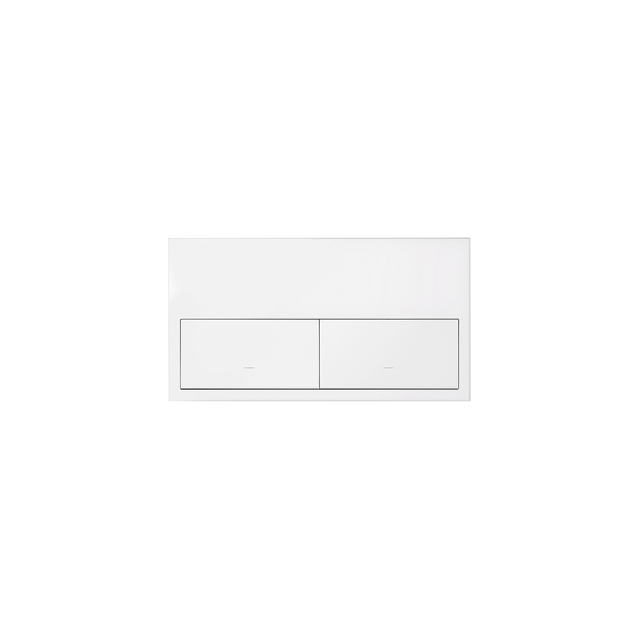 Simon 100 Panel 2-krotny: 2 klawisze biały mat 10020201-230 KONTAKT