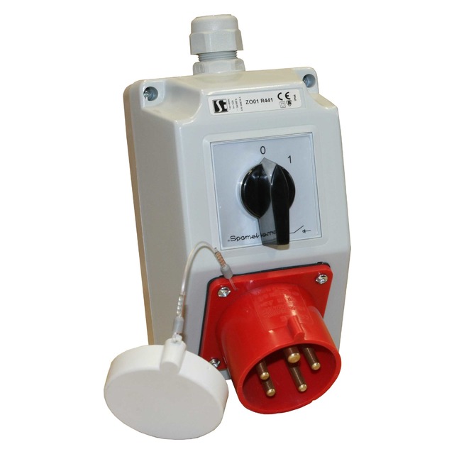 ZESTAW ODBIORCZY O-I/16A,3P+PE,DŁAW.M25