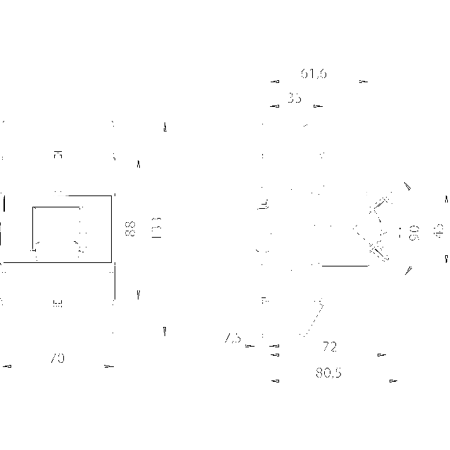 ROZŁĄCZNIK DŹWIGN.4 BIEGUN. 63A Z CZOŁEM ŻÓŁTO-CZERWONYM