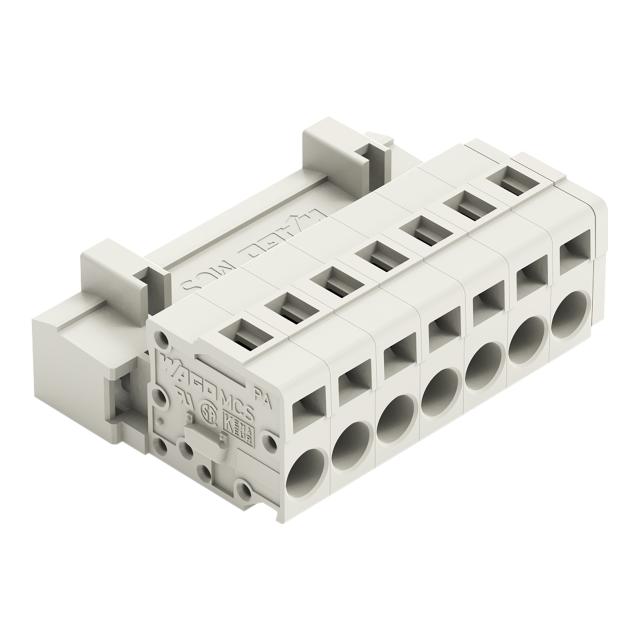 MCS-MIDI Classic wtyk 7-bieg. j-szary raster 5 mm /50szt./ WAGO