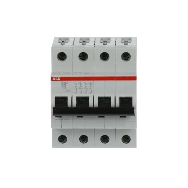 S204-D3 Wyłącznik nadprądowy 6kA 4P D3A 2CDS254001R0031 ABB