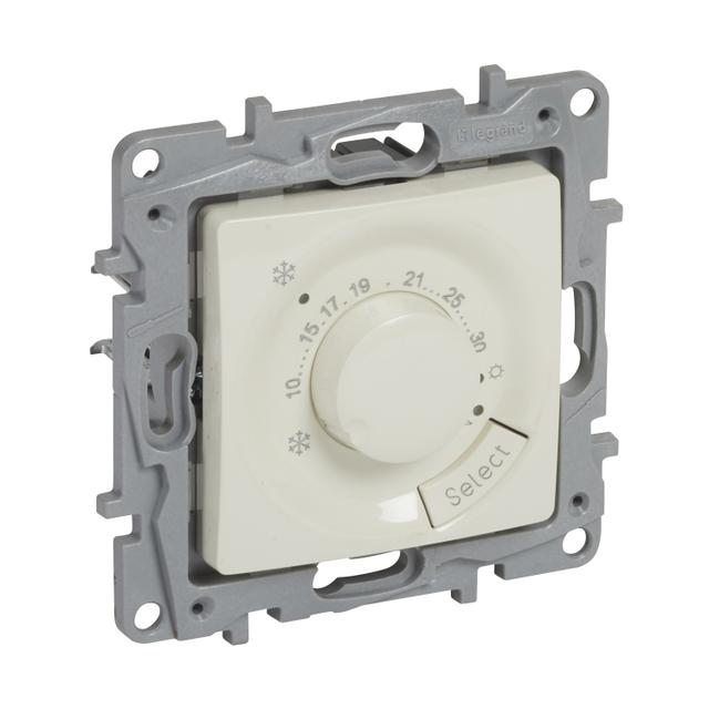 NILOE - TERMOSTAT OBROTOWY KREMOWY, Legrand
