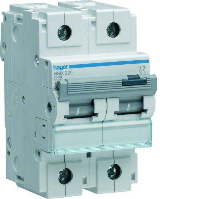 MCB Wyłącznik nadprądowy 50kA 2P C25A HMX225 HAGER