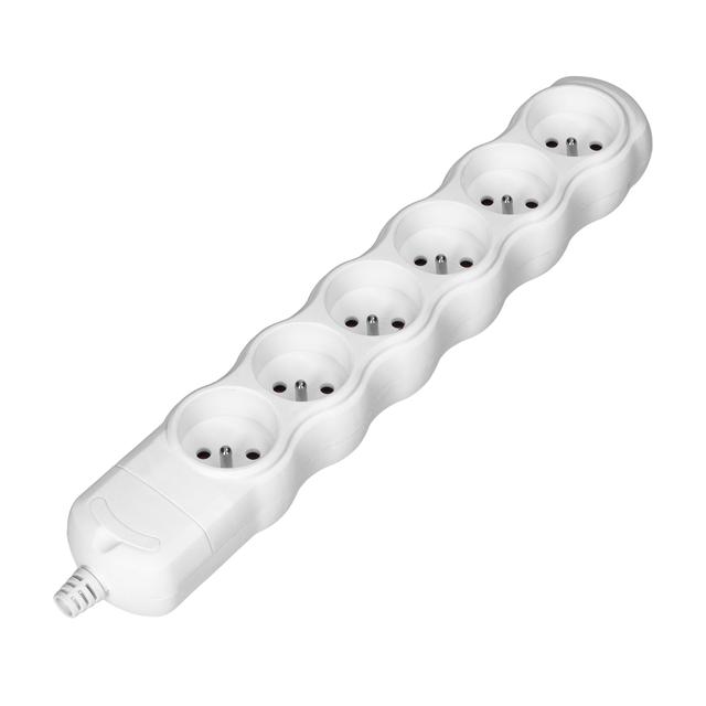 Rozgałęźnik wielogniazdowy 6x2P+Z biały OR-AE-13268/W ORNO
