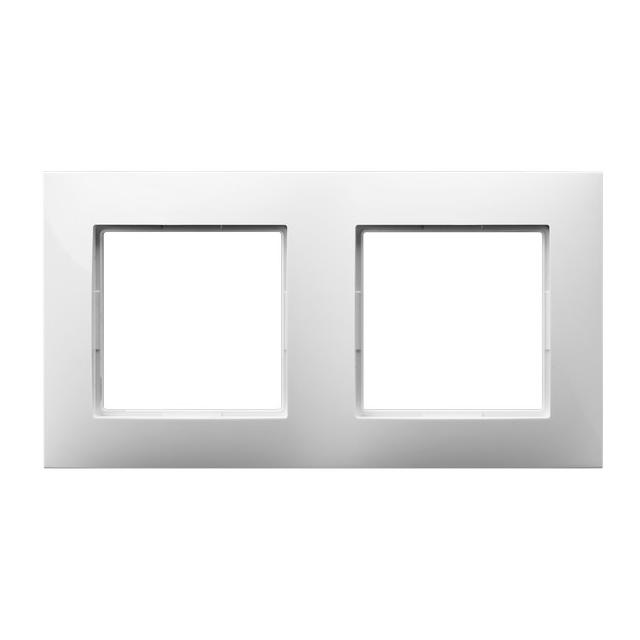 ARIA Ramka podwójna - kolor biały