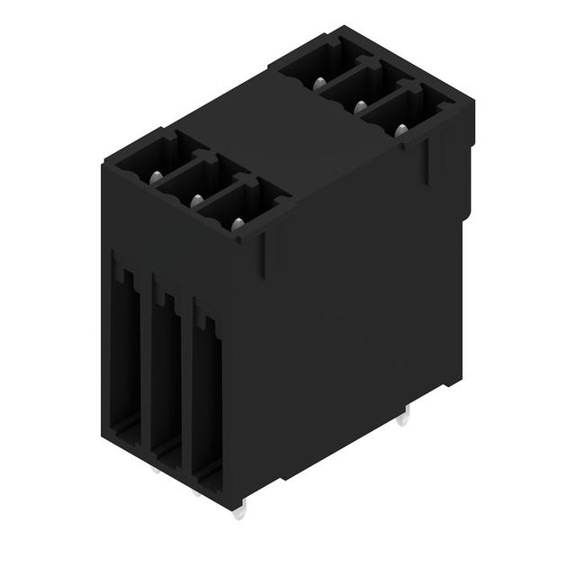 SCD-THR 3.81/06/180G 3.2SN BK BX Wtyki PCB (złącza płyty), 3.81 mm, Liczba biegunów: 6, kąt odejścia: 180° /50szt./ 1030960000 WEIDMÜLLER