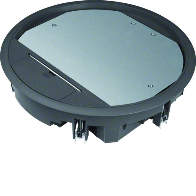 tehalit.VE-EE Pokrywa uchylna VR10 fi275 wykładzina 12mm czarny PA VR10129005 HAGER