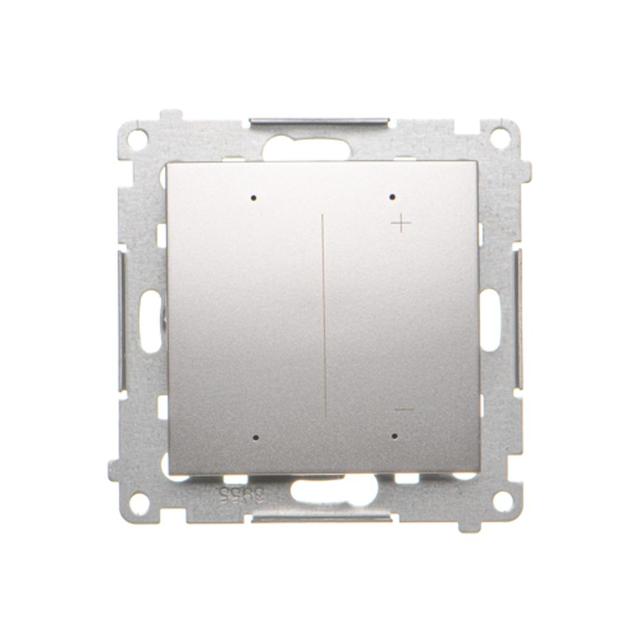 Simon 54 GO Ściemniacz do żarówek LED-owych, 230 V [Wi-Fi] srebrny mat DESL1W.01/43 KONTAKT