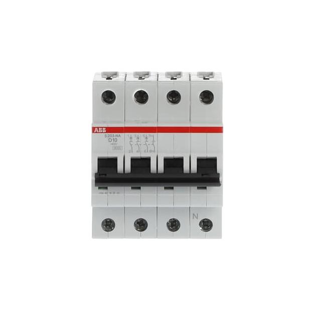 S203-D10NA Wyłącznik nadprądowy 6kA 3P+N D10A 2CDS253103R0101 ABB