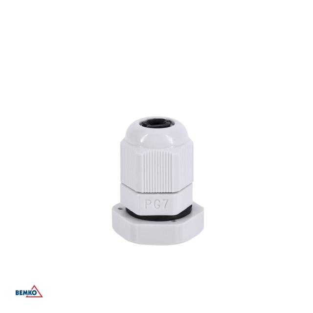 DŁAWNICA KABLOWA SZARA PG-7 (OPK. 100SZT.)