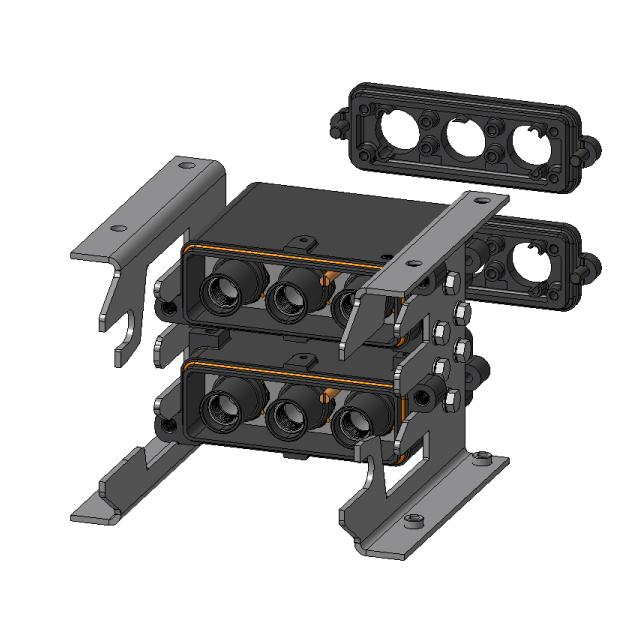 HDC HP550 KIT 6F150 Złącze modułowe (przemysłowe) WEIDMULLER