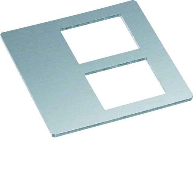 tehalit.VE-EE Płytka montażowa RJ45 19,3X14,8mm aluminium GBVDM012 HAGER