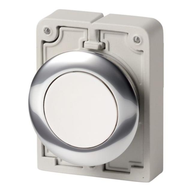 M30C-FDR-W Przycisk 30mm płaski biały bez samopowrotu 182943 EATON