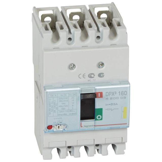 Wyłącznik DPX3 160 3P 63A 16kA 420003 LEGRAND
