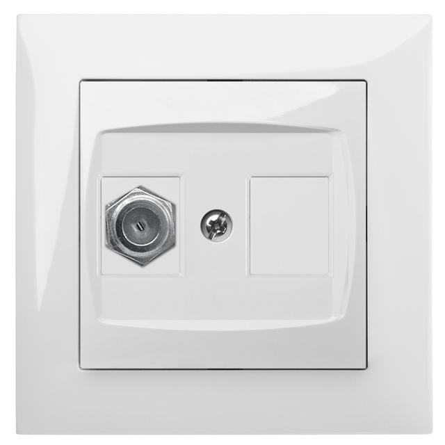 SENTIA Gniazdo TV typ F-F