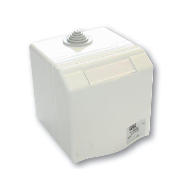 GNIAZDO ZABUDOWANE SERIA DESIGN IP44 gniazdo nadtynkowe przelotowe w układzie domowym 16A 2P+Z 230V IP44 863108v PCE