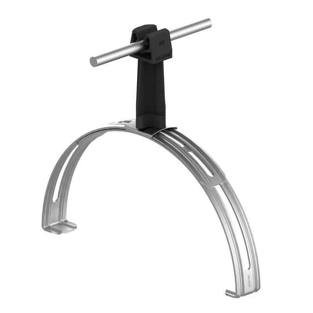 AN-14P/OH/C-N Uchwyt gąsior.rozsuw.Z-zatrz. H=7cm /OH/ czarny