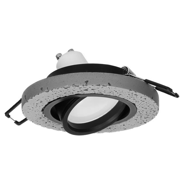 HALISI RM ramka dekoracyjna oprawy punktowej MR16/GU10 max 50W koło ruchoma czarna AD-OD-6182 ORNO