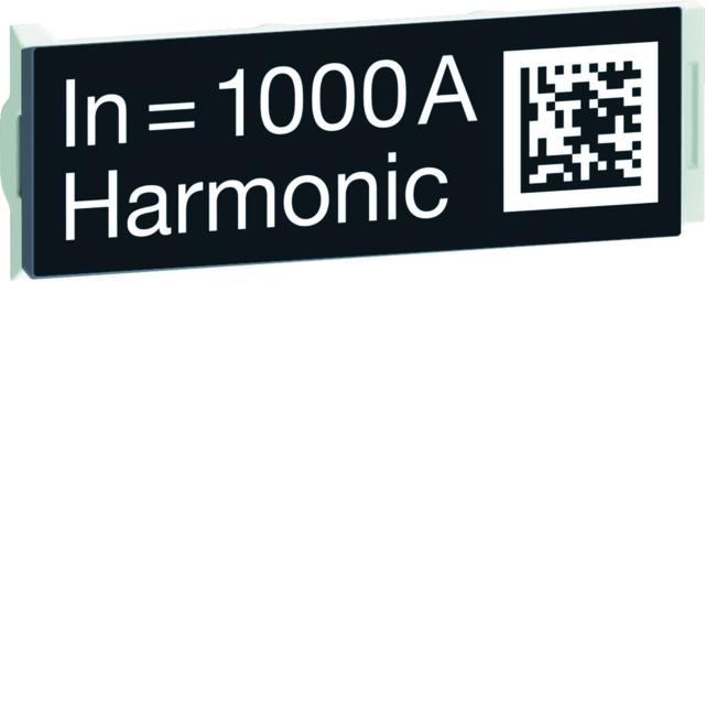 ACB HW2/4 Wtyczka z oznaczeniem znamionowym wyłącznika 1000A Harmonic HWW687H HAGER