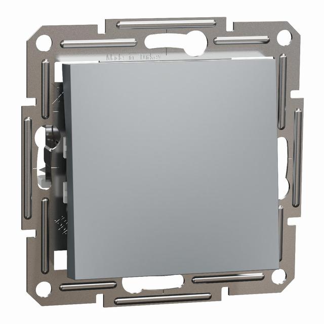 Asfora, łącznik schodowy, bez ramki, stal