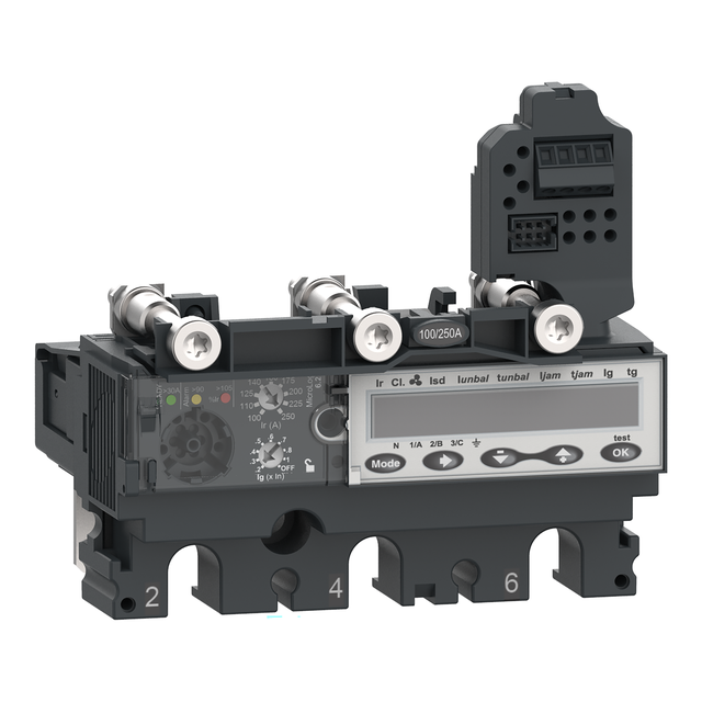 Wyzwalacz elektroniczny, ComPacT NSX, Micrologic6.2E, 160A, 3P3D, do NSX160