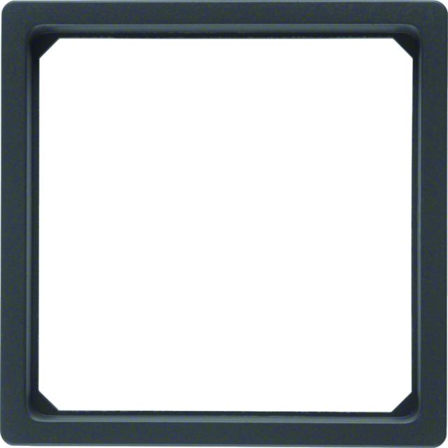 BERKER Q.x Pierścień adaptacyjny do płytki czołowej 50x50mm antracyt aksamit 11096076 HAGER