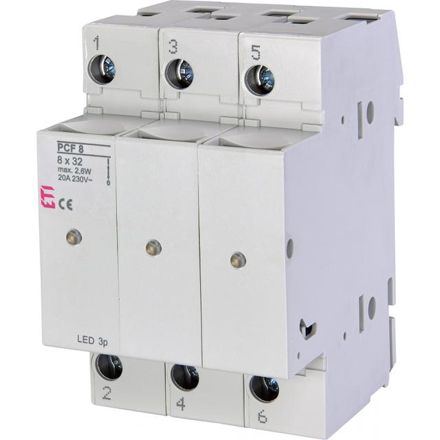 Rozłącznik bezpiecznikowy PCF 8 3P LED 002530014 ETI