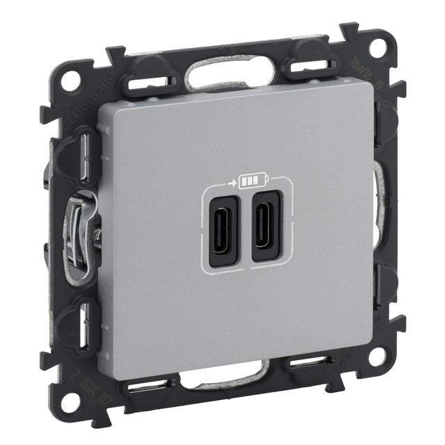 VALIF:AL ŁADOWAR 2XUSB TYP C, Legrand