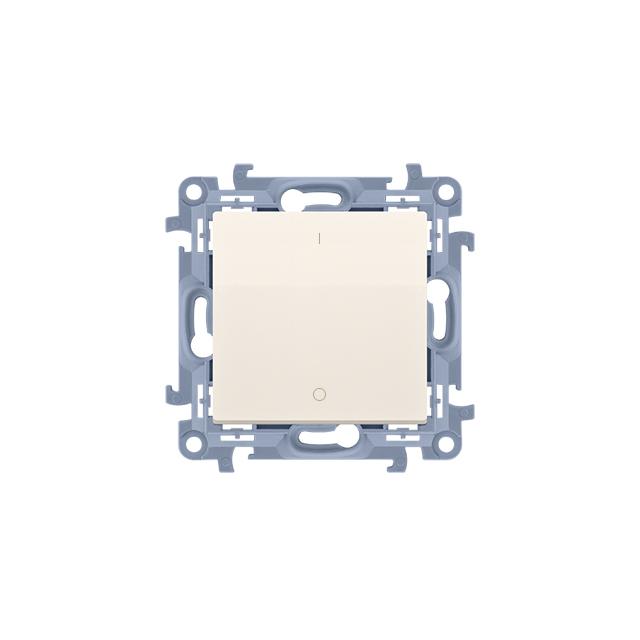 Simon 10 Łącznik dwubiegunowy 10A z. śrub. krem
