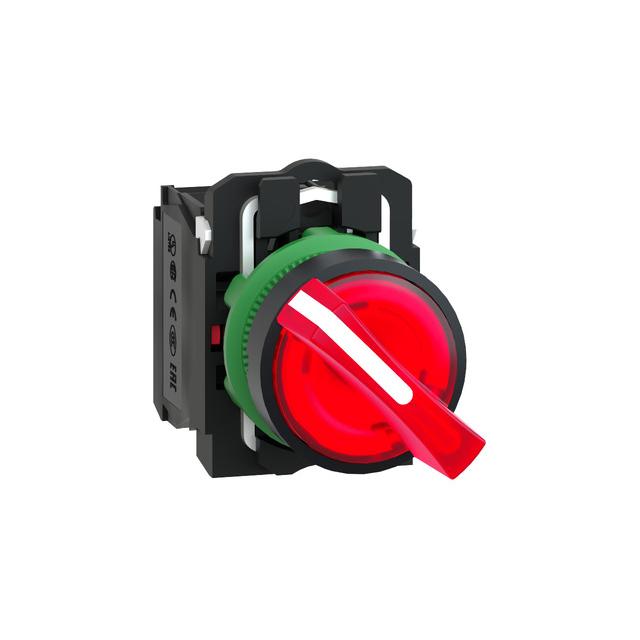 Harmony XB5 Przełącznik 2 pozycyjny czerwony LED 230/240V