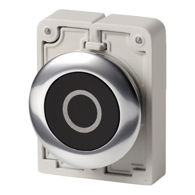 M30C-FDR-S-X0 Przycisk 30mm płaski bez samopowrotu czarny O 182937 EATON