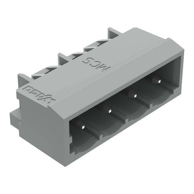 MCS-MIDI Classic wtyk 4-bieg. czarny raster 5 mm /200szt./ WAGO