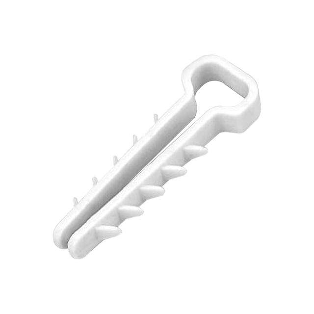 Uchwyt kablowy wbijany, przewód płaski 11x7mm, biały, 20 szt. OR-MP-6004/11/7/20 ORNO