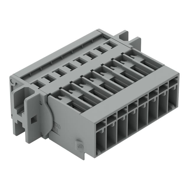 X-COM wtyk 8-biegunowy szary raster 5 mm /25szt./ WAGO
