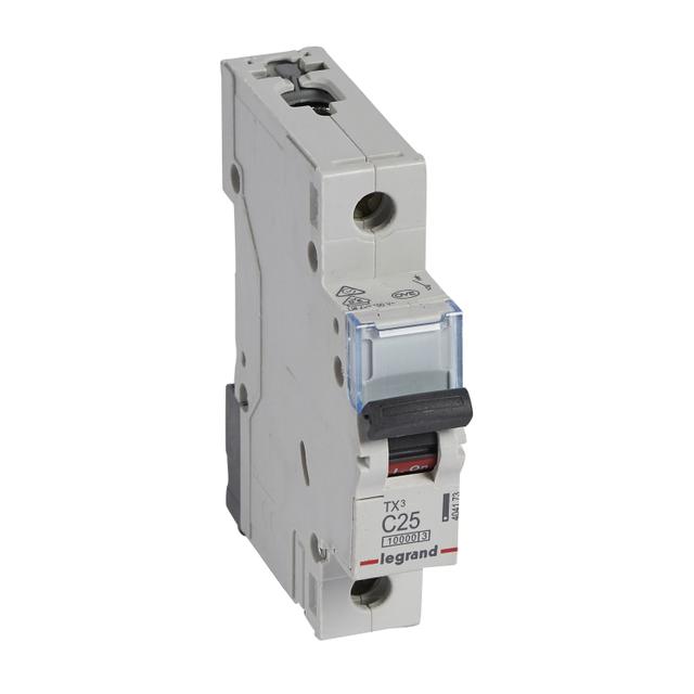 WYŁĄCZNIK NADPRĄDOWY S 311 1P C 25A 10000A SERII TX3, Legrand