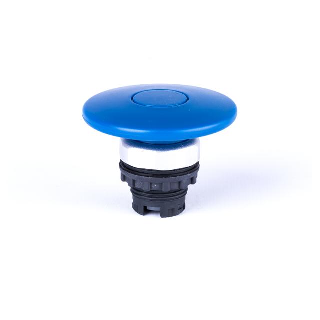 Ex9P1 M6 BPrzycisk grzybkowy 60mm z samopowrotem niebieski 105650