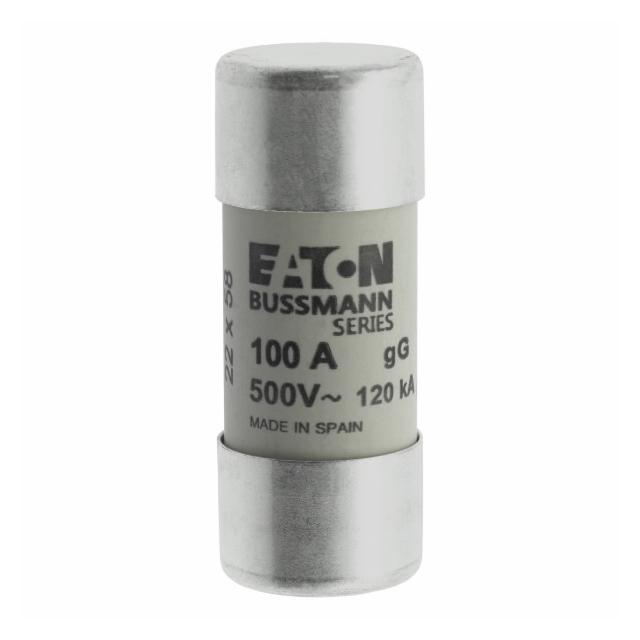 CYLINDRICAL FUSE 22 x 58 100A GG 500V AC Wkładka cylindryczna 22 x 58mm 100A GG 500V AC C22G100 EATO