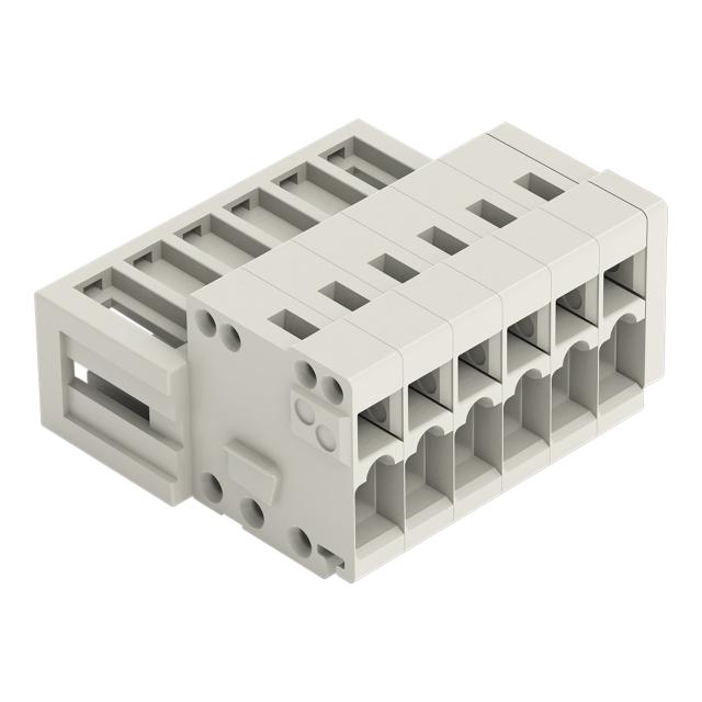 MCS-MINI Classic wtyk 6-bieg. j-szary raster 3,5 mm /100szt./ WAGO