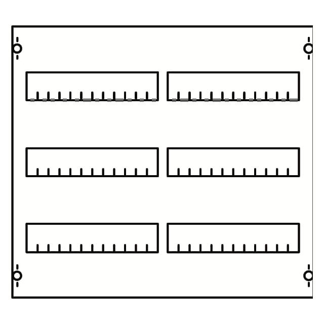 2V00A Pole rozdzielcze na szerokość 2 kolumn